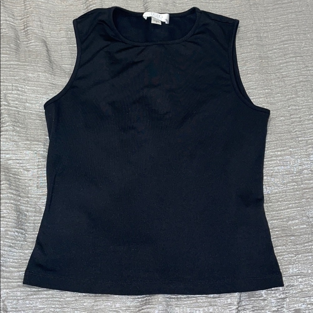 BCBG Maxazria black sleeveless tank top size Small